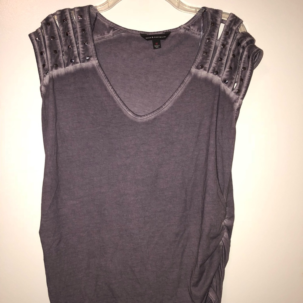 Rock and Republic studded blouse